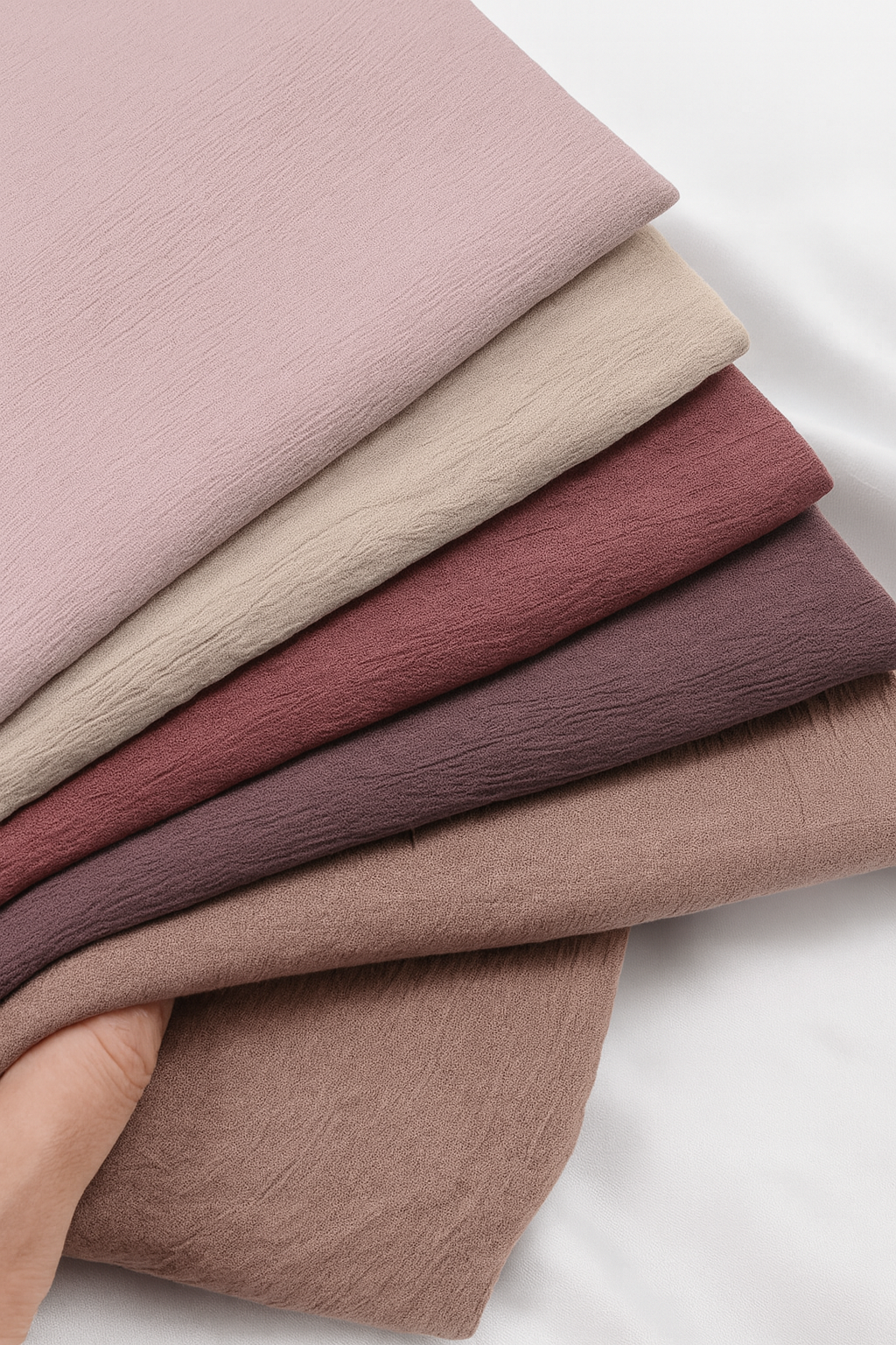 حجاب فيسكوز تايلاندي مجعد