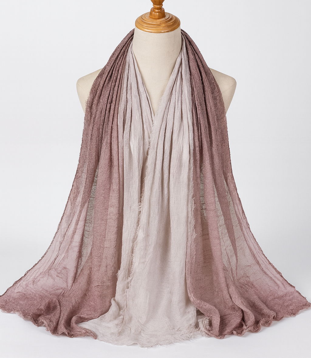 حجاب/وشاح أومبري مجعد