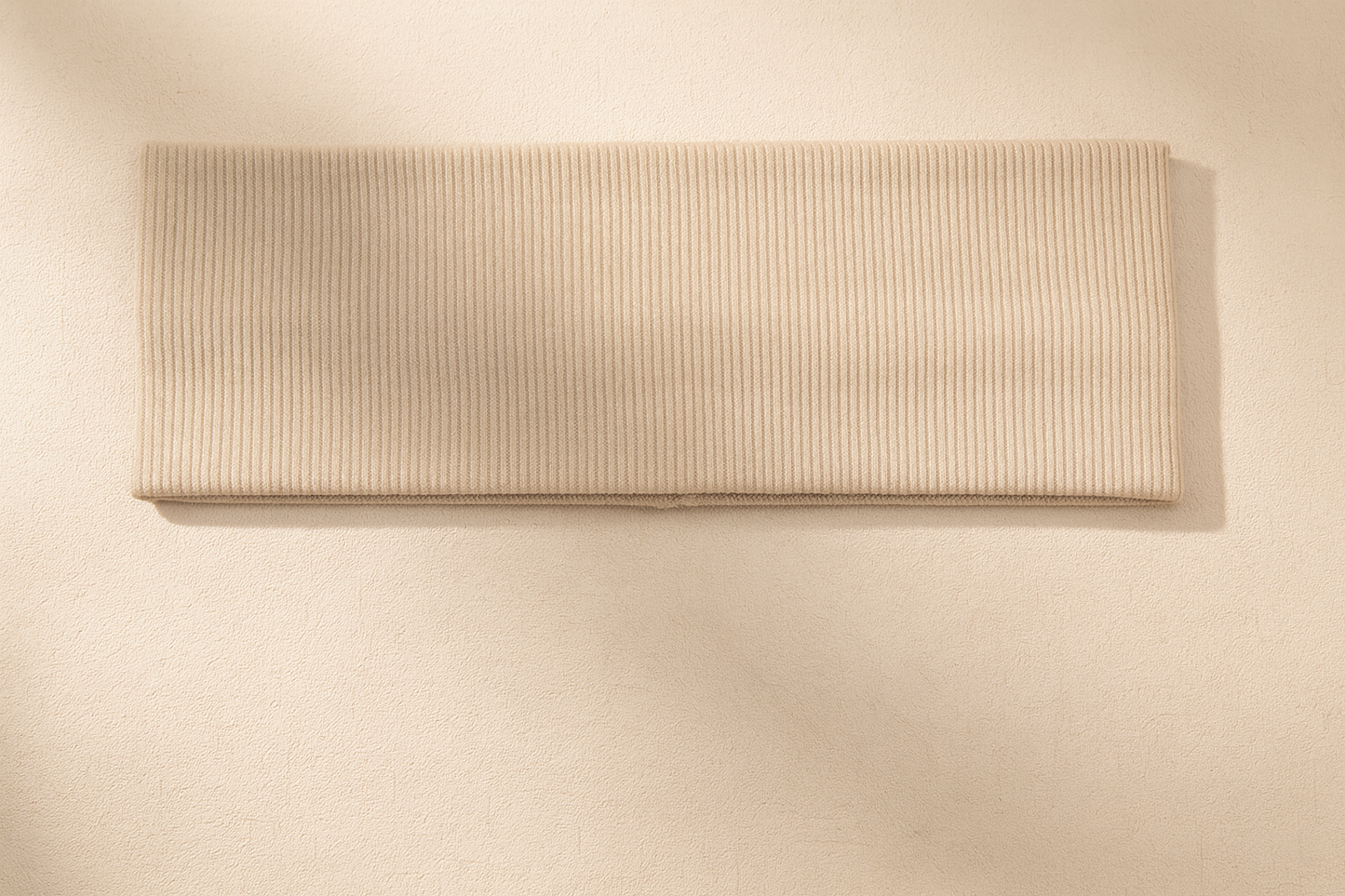 طوق رأس فاخر من قماش جيرسي ناعم مضلع