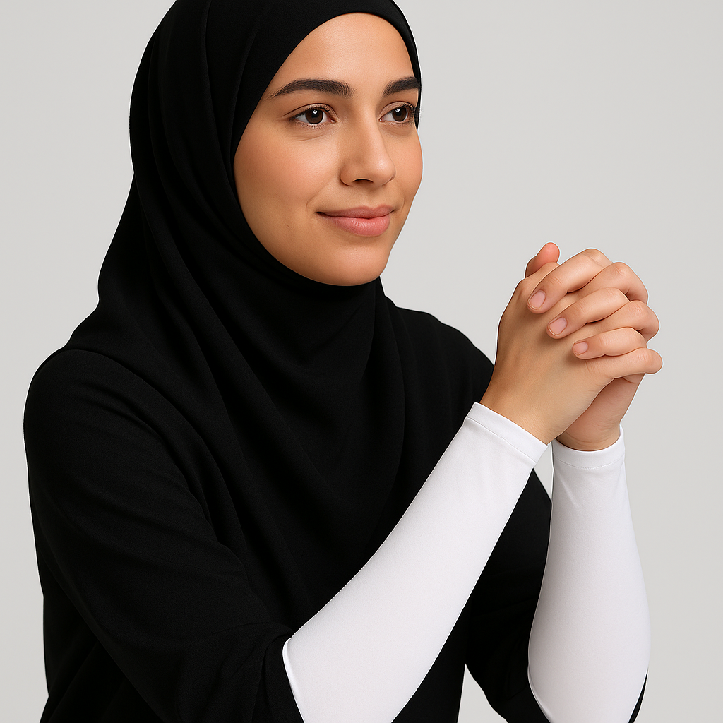 أكمام ذراع جديدة ناعمة ومطاطية من المودال للسيدات، طبقة أساسية مضادة للوهج وحماية من الشمس