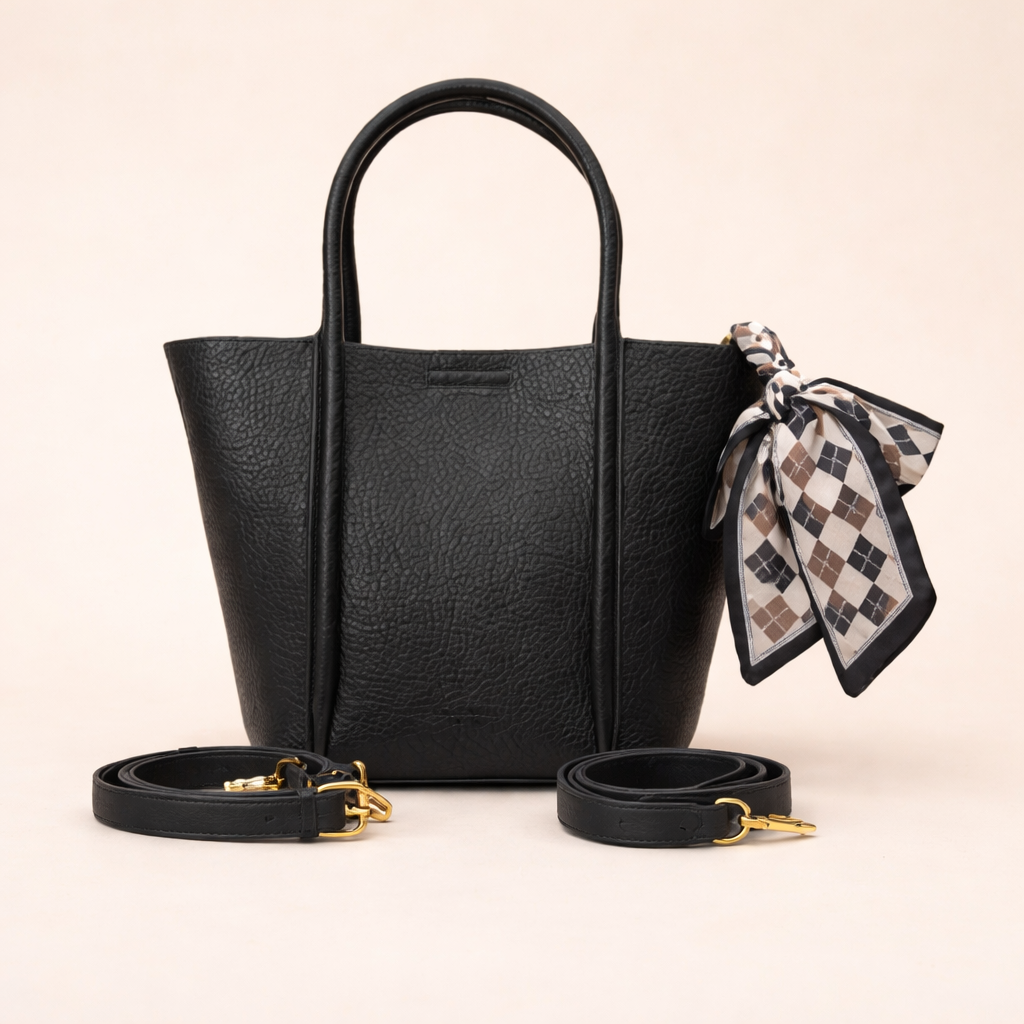 حقيبة يد - مصنوعة من جلد البولي يوريثان الناعم