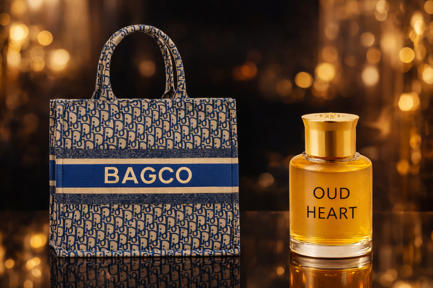 حقيبة تسوق من باجكو مع قلب من العود الفرنسي 6 مل