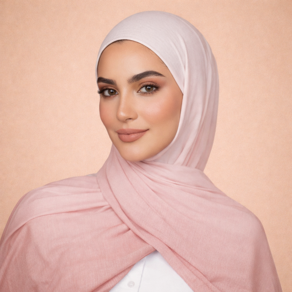 حجاب قطني متدرج الألوان