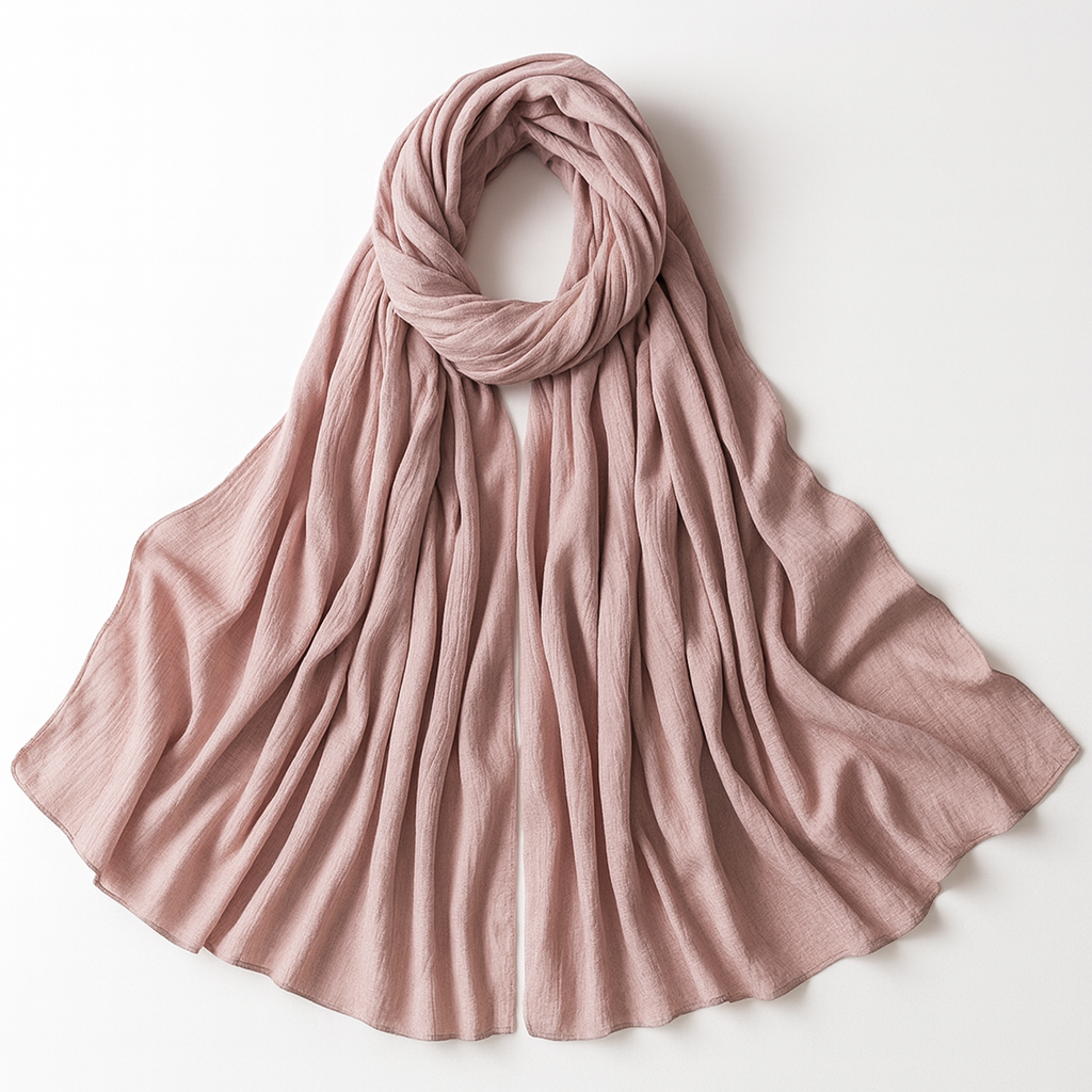 حجاب فيسكوز تايلاندي مجعد