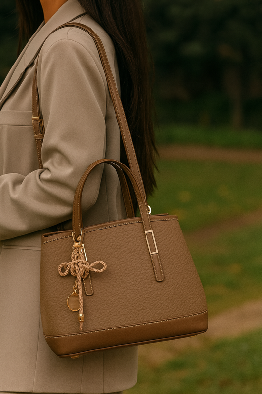 حقيبة يد جلدية فاخرة