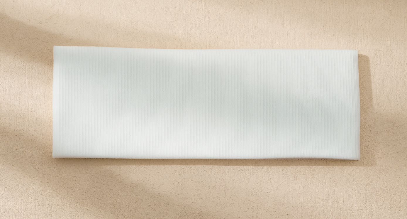 طوق رأس فاخر من قماش جيرسي ناعم مضلع