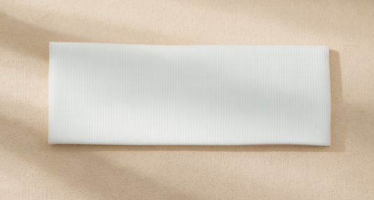 طوق رأس فاخر من قماش جيرسي ناعم مضلع