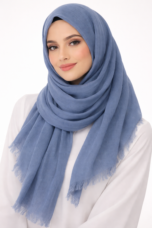 حجاب قطني مجعد