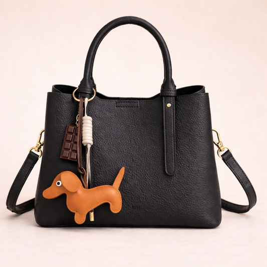 حقيبة يد فاخرة من الجلد الصناعي