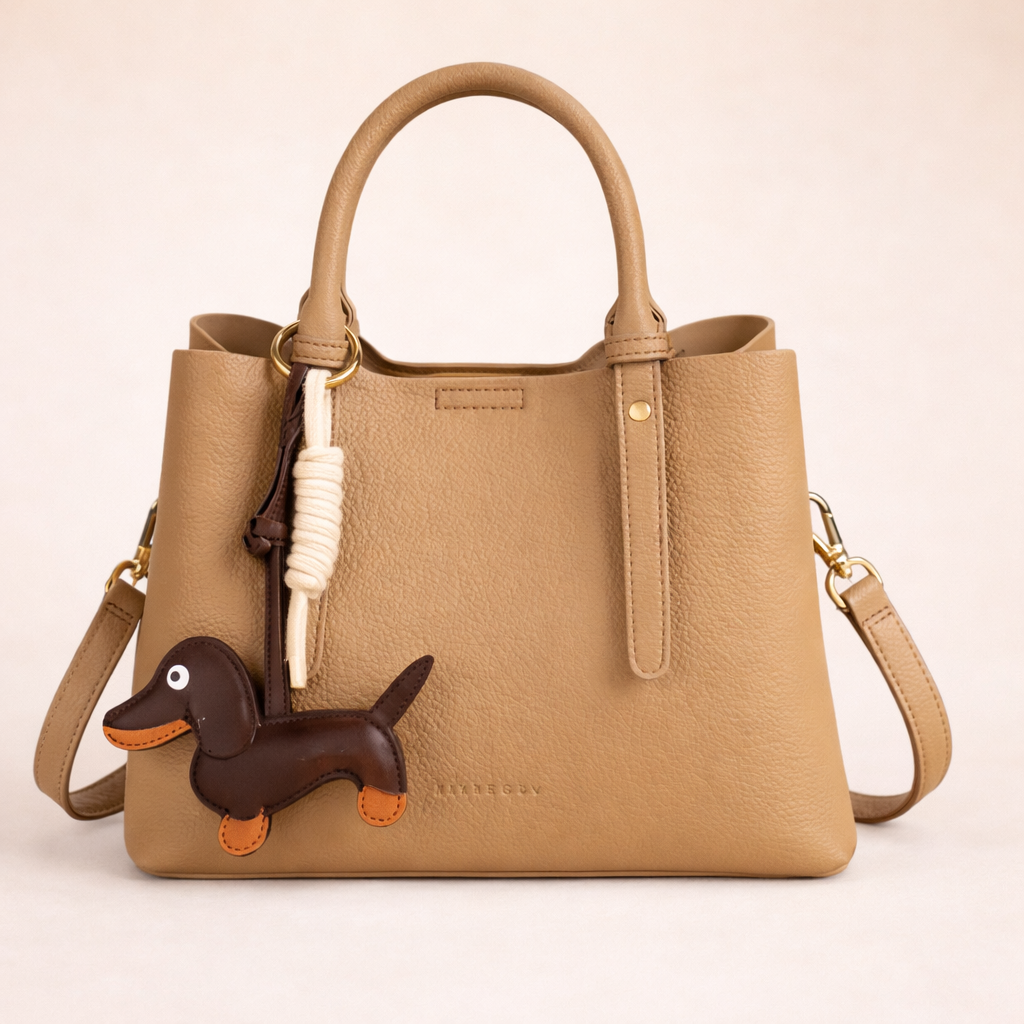 حقيبة يد فاخرة من الجلد الصناعي