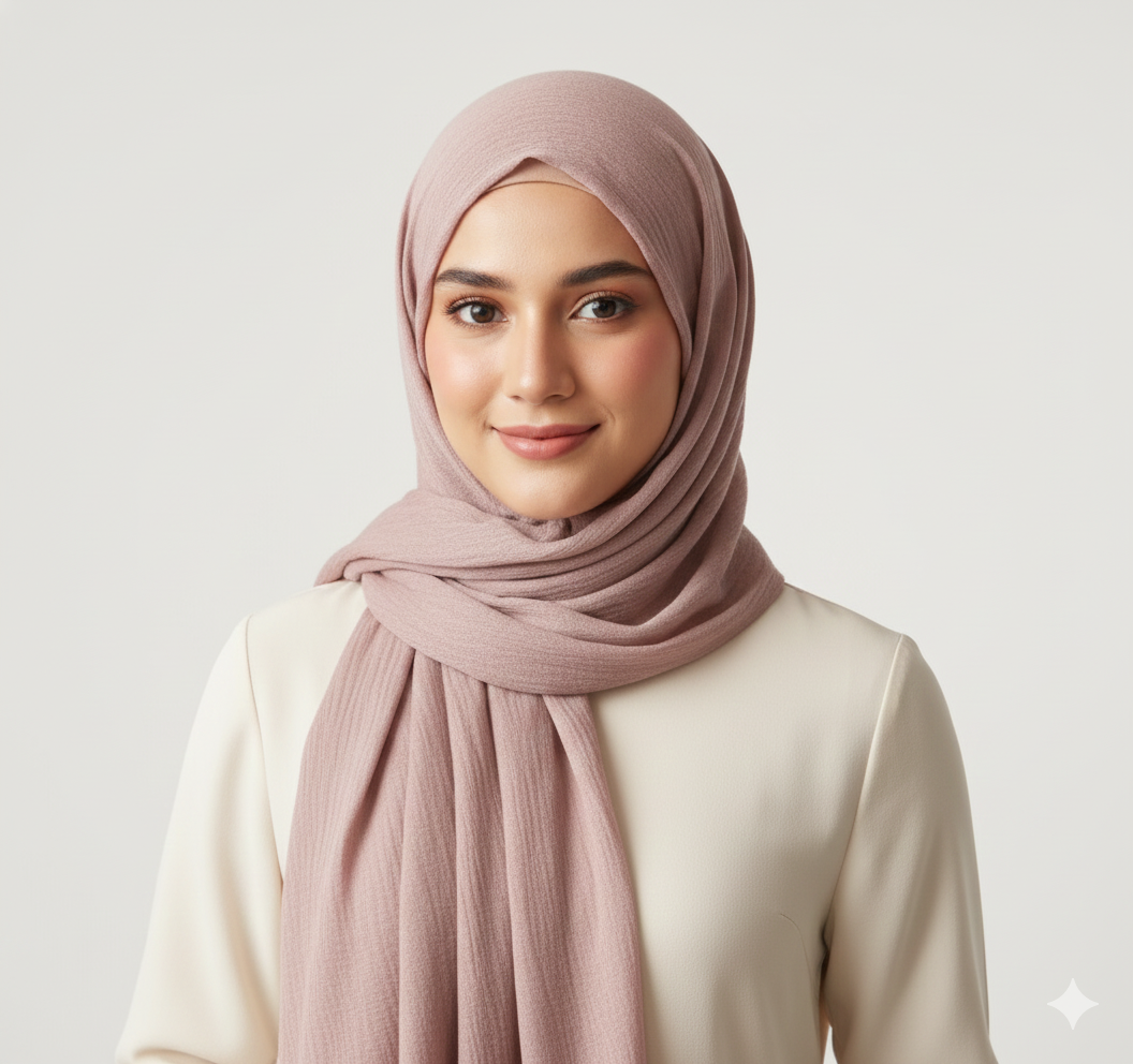 حجاب فيسكوز تايلاندي مجعد