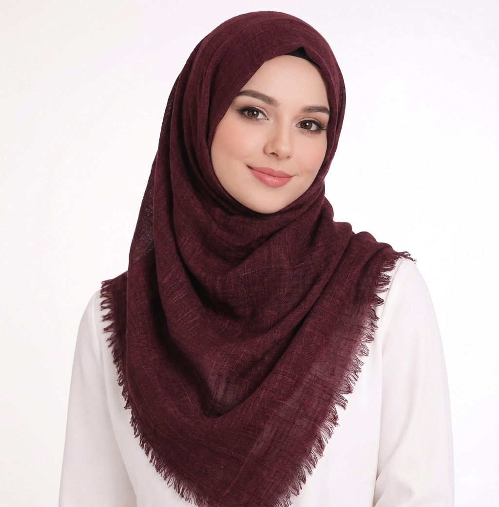 حجاب شال خفيف الوزن من الفسكوز 