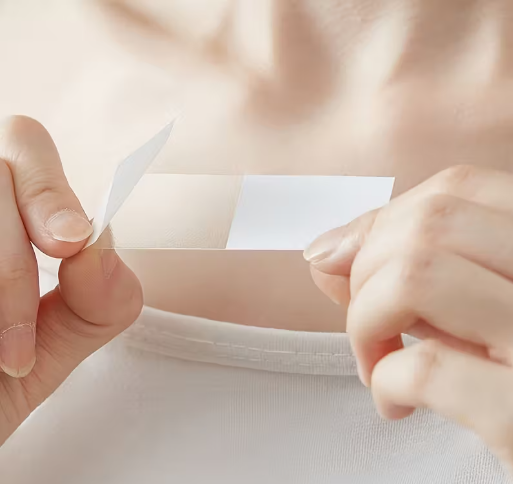 وشاح شفاف غير مرئي، شريط لاصق مزدوج الجوانب