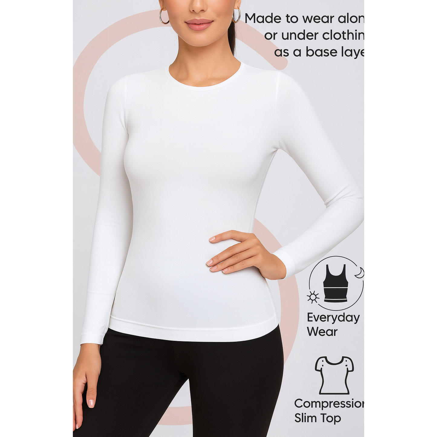 قميص داخلي رياضي فاخر بدون خياطة للنساء،